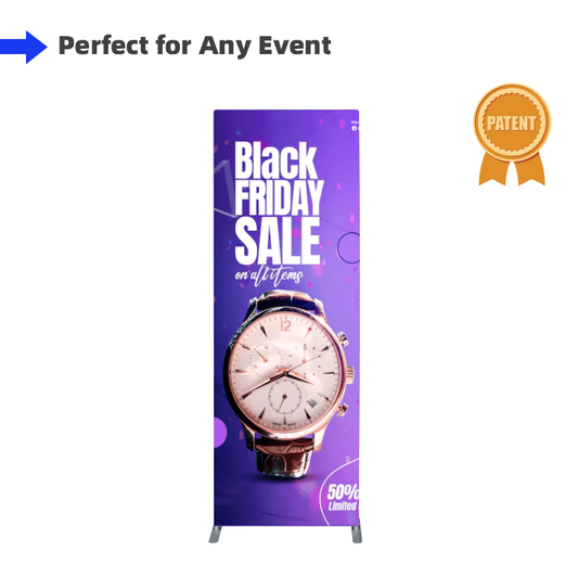 Fabric Banner Stand (Square Corners)