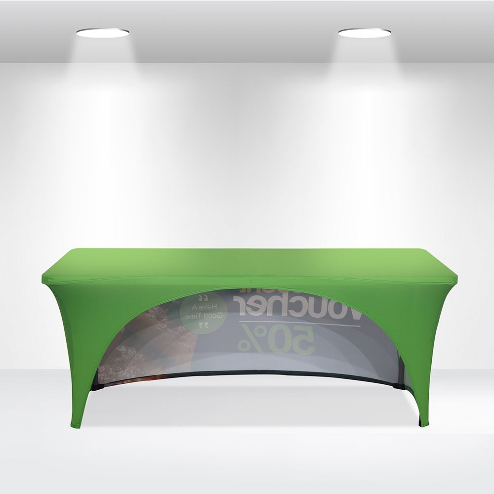 Stretch Table Covers with Open Back