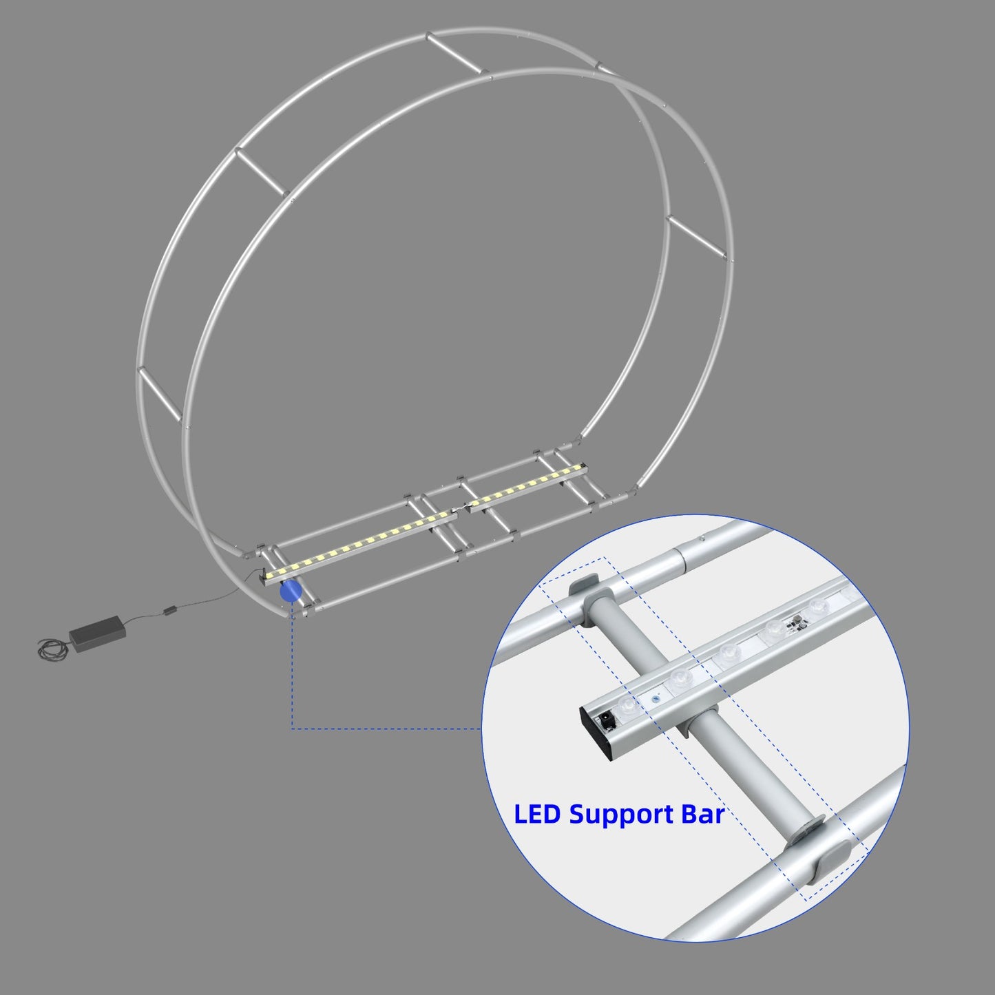 3D Circle Backdrop