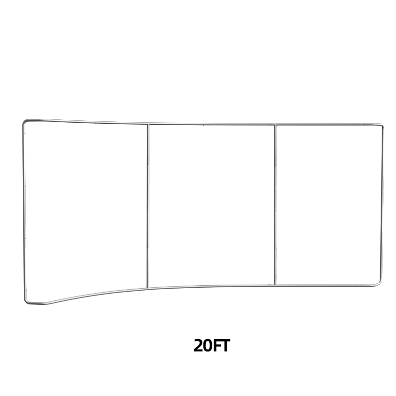 Curved Tension Fabric Display