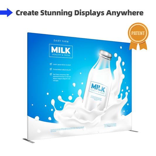 Straight Tension Fabric Display (Square Corners)