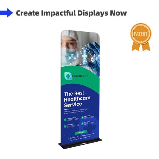 Fabric Banner Stand-Premium (Round Corners)