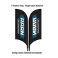 Custom 7' Feather Flags