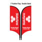 Custom 7' Feather Flags